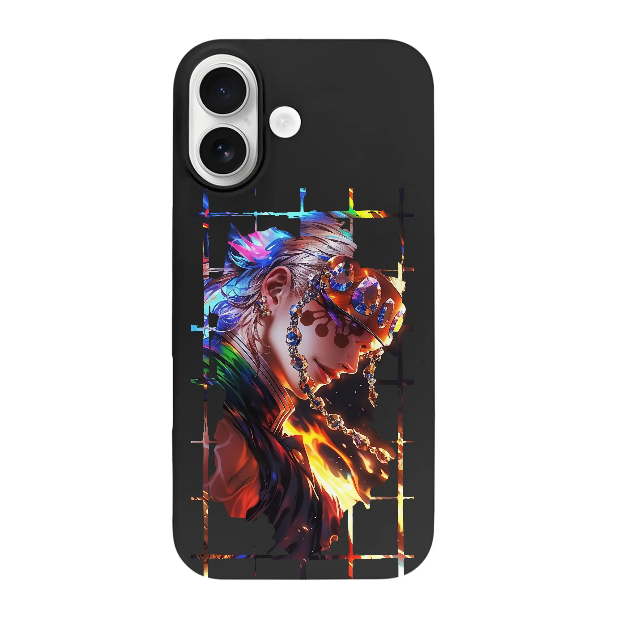 鬼滅の刃 グッズ,宇髄 天元 - iPhone 17 シリーズ シリコンケース 薄型 耐衝撃 指紋防止 ソフトタッチカバー 精密フィット 傷防止 保護ケース iPhone 17/17 Air/17 Pro/17 Pro Max 対応